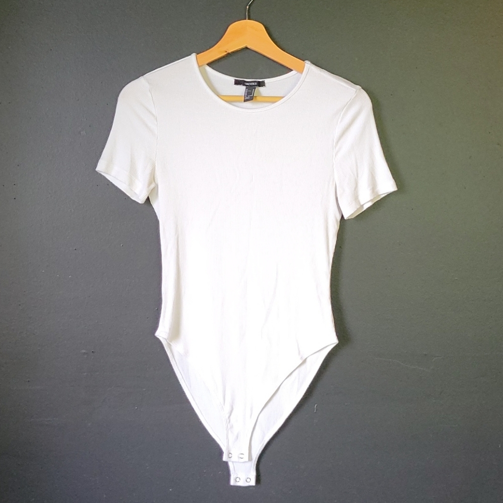 Forever 21 Ribbed Bodysuit